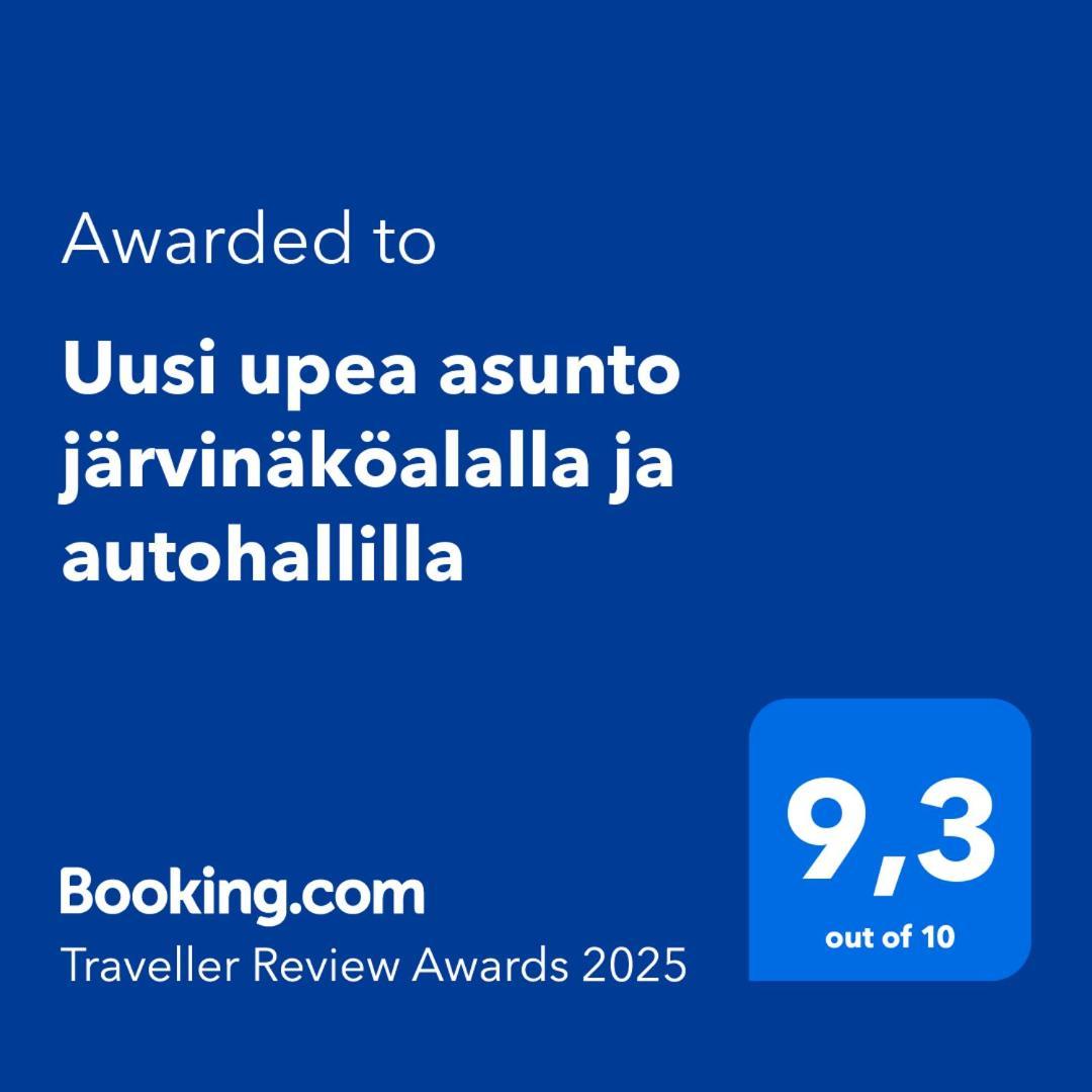 Uusi Upea Asunto Jaervinaekoealalla Ja Autohallilla Tampere Buitenkant foto